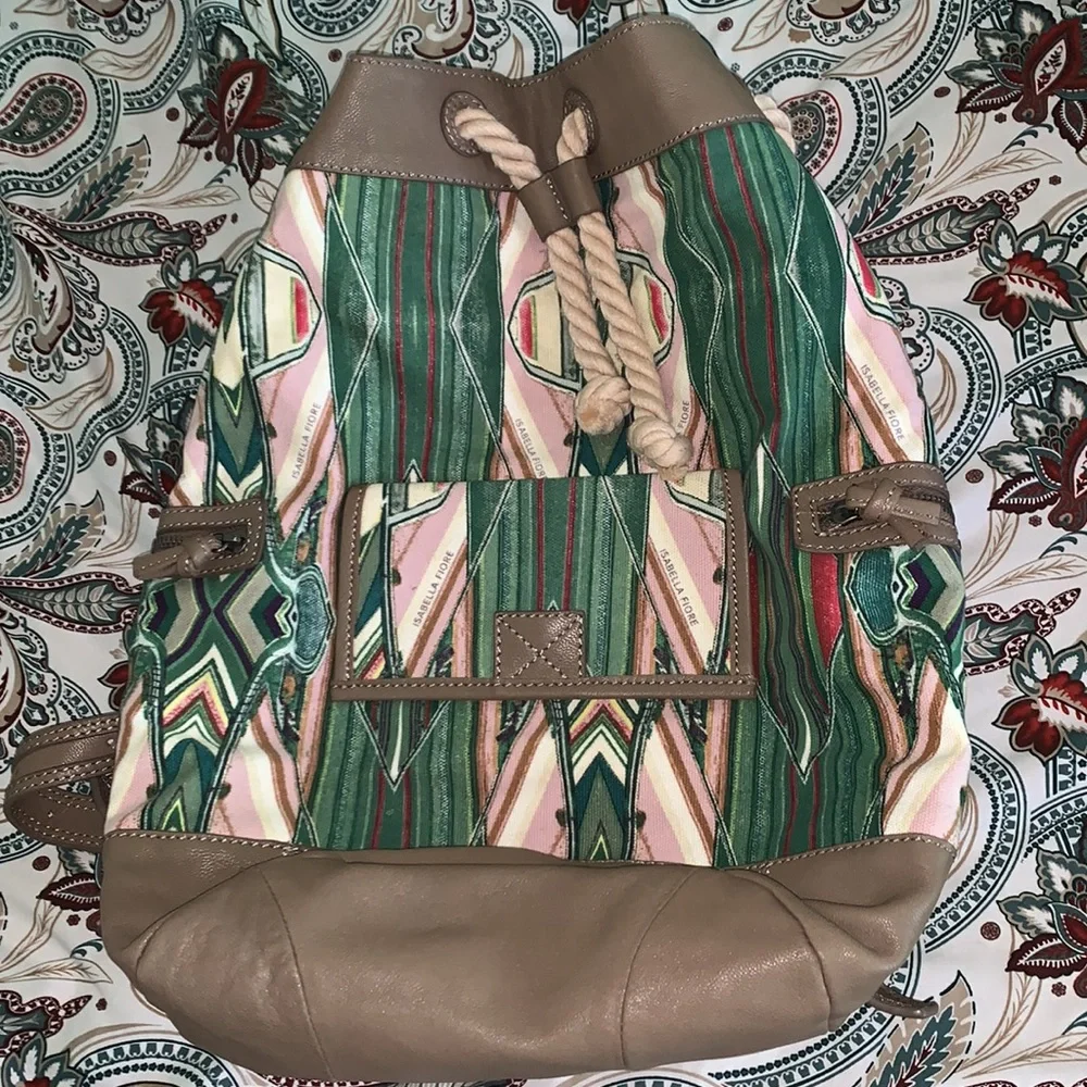 Vintage Isabella Fiore Backpack - Picture 2 of 14